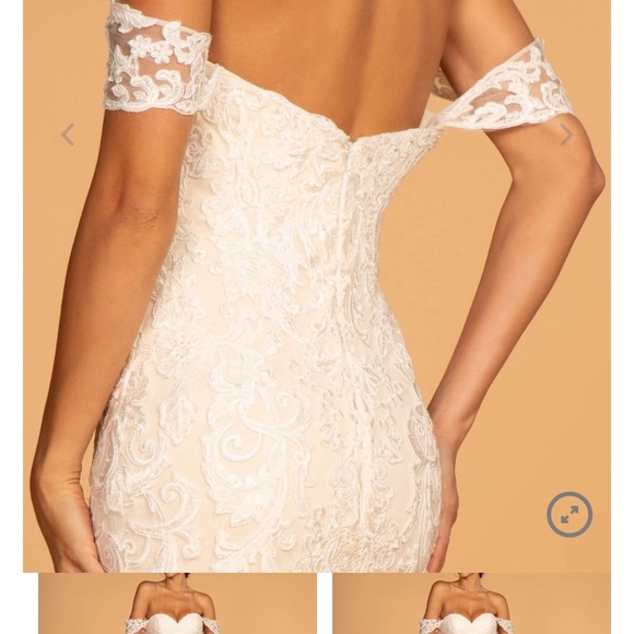 Wedding dress! I have not worn it. 3x off shoulder mermaid wedding dress. - Picture 4 of 11